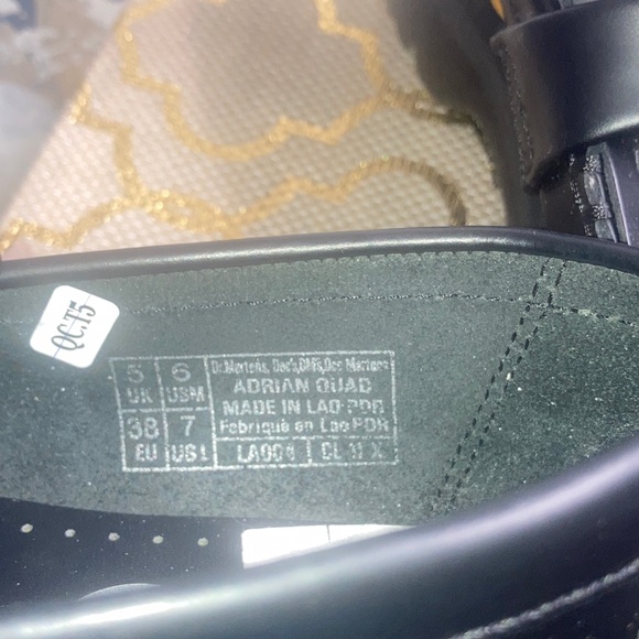 NEW  Women’s Dr. Martens Adrian Quad Platform Black Loafers with Tassels - Picture 12 of 16